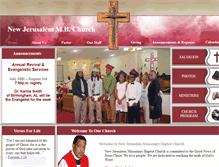 Tablet Screenshot of newjerusalemmb.org